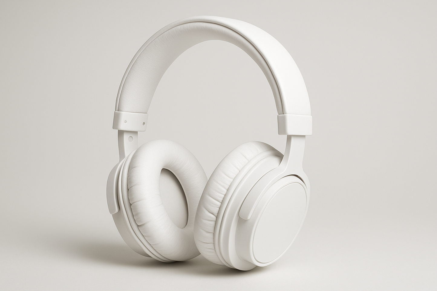White headphones