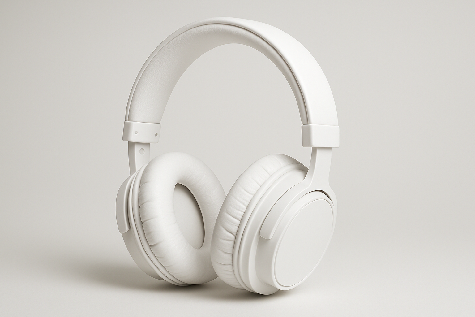 White headphones
