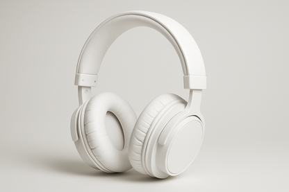White headphones